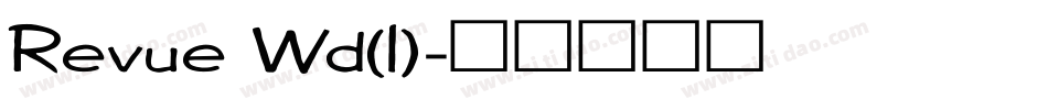 Revue Wd(1)字体转换